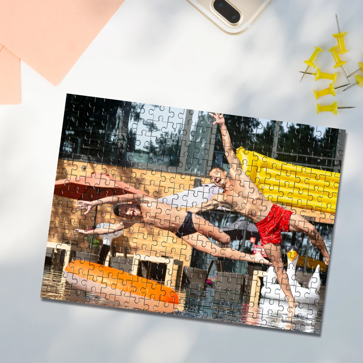 35/300/500/1061pcs Personalized Custom Photo Puzzle Party Photos Puzzle Will Become A One Of A Kind Gift Room Decoration