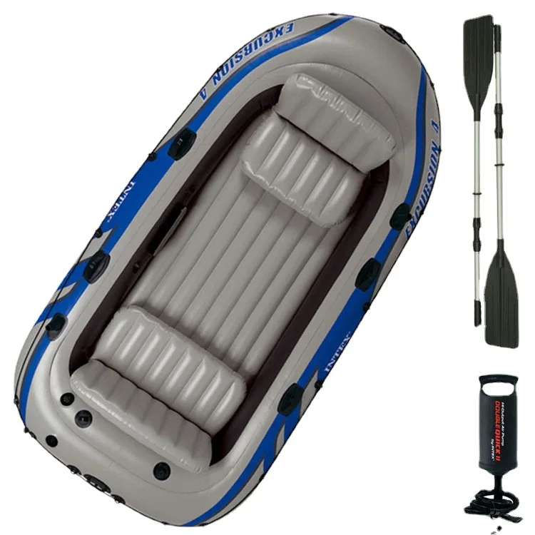 Outdoor Professional 4 Person Inflatable Rowing Boat Inflatable Kayak for Water Sports