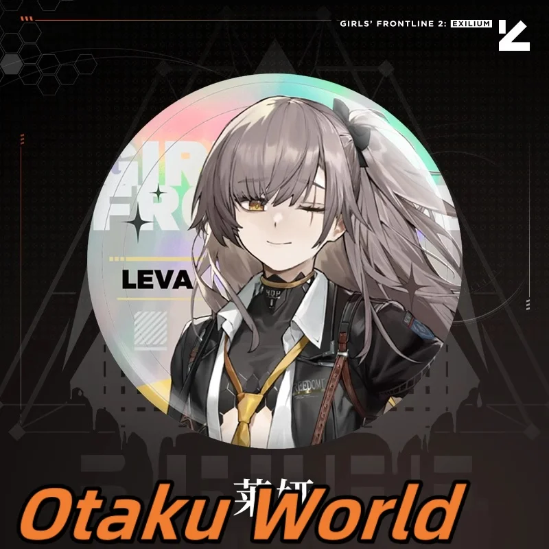 In stock Otaku Leva ump45 Klukai Qiuhua Makiatto Double flash badge Girls Frontline 2:Exilium Cosplay Costume Anime Game Gift