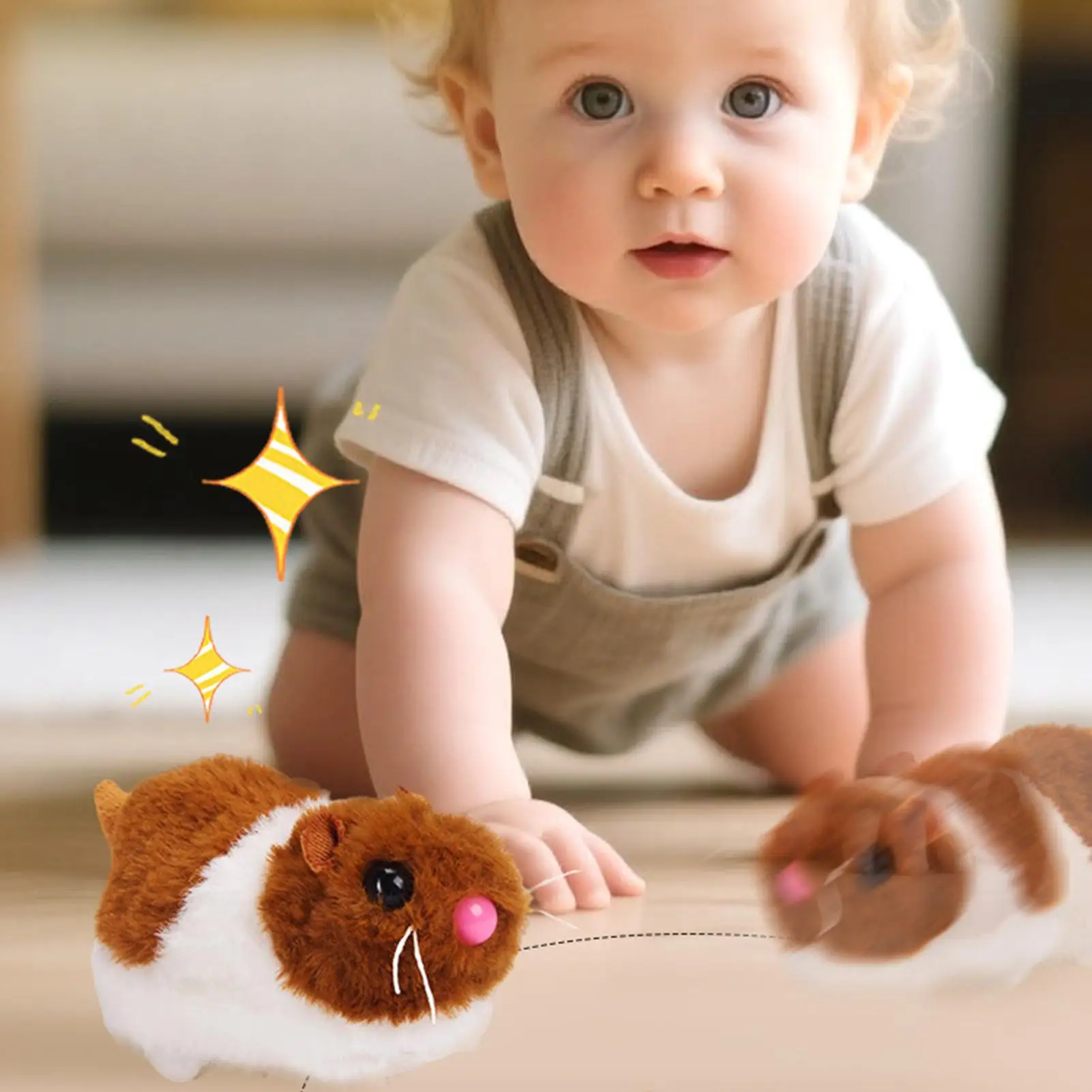 ألعاب تفاعلية للحيوانات الأليفة والحيوانات الأليفة على شكل أرنب محاكاة تفاعلية نموذج أرنب قطيفة مع حامل لعبة عجلة تمرين للكلاب والقطط والبنات