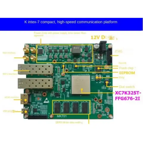 【新品】Xilinx Kintex-7搭載FPGAボード EDX-009-70T Kintex 7 FPGA Board -AliExpress