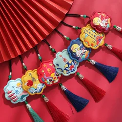 Safe Diy Embroidery Peace Cross-stitch Needlework Knitting Sachet Accessories Omamori Crafts for Adults Pouch Jewelry Pendant