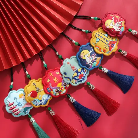 안전한 Diy 자수 평화 크로스 스티치 바느질 뜨개질 향 주머니 액세서리 성인용 Omamori 공예 파우치 쥬얼리 펜던트 Best5