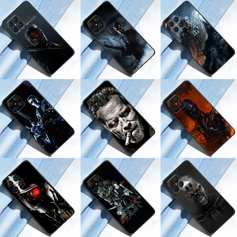 The Terminator Cover For Huawei Nova 5T P20 P30 P40 Lite P50 Pro P Smart 2021 Honor X8 X7 X9 50 Case