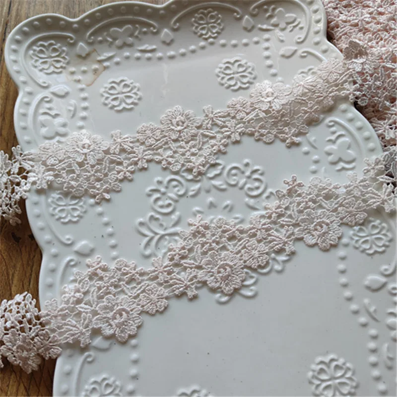 

21 ярдов шириной 5 см, блестящий светло-розовый цветок Venise Diy, венецианское кружево, аксессуары для одежды различных предметов одежды, бюстгальтер, юбка