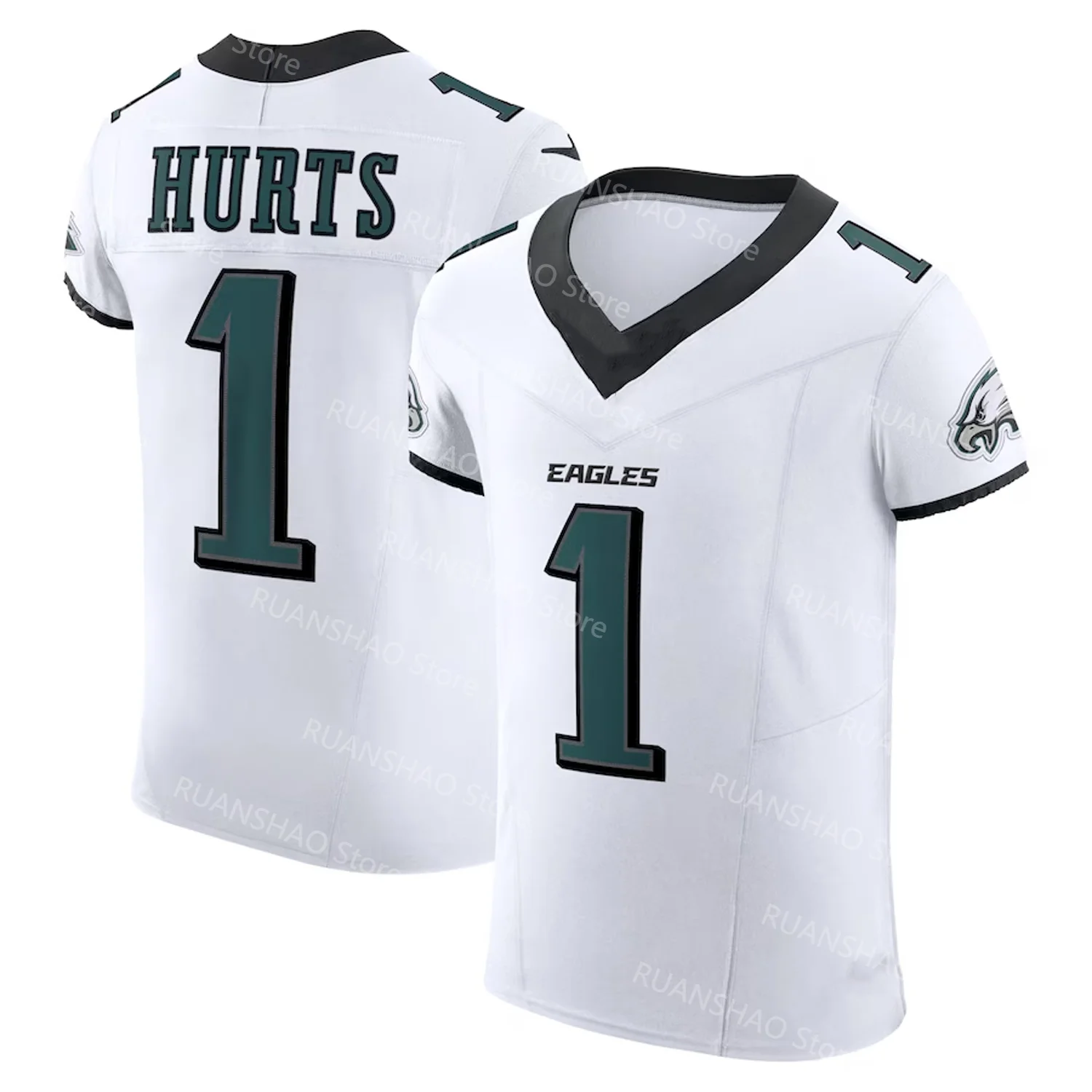 24-25 New Arrive Style Jalen Hurts Eagles Player Jersey ManWomen Daily Sport T-Shirt  Breathable Tee Fashion Top# F.U.S.E. Elite