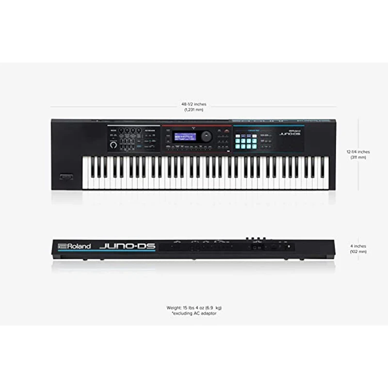 Roland JUNO-DS 76 Phím Nhẹ Synth-Hành Động-Bàn Phím Pro Âm Thanh