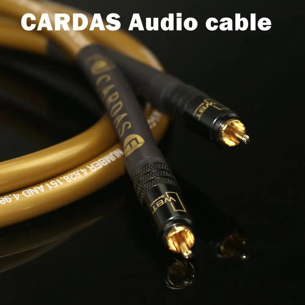 Para hi-fi CARDAS GOLDEN 5-C Golden Ratio RCA podłącza się z męskiego na męskie kabla audio