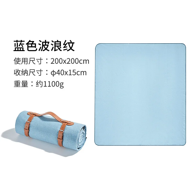Durable  Picnic Mat Single-sided Velvet PEVA Moisture-proof Mat Picnic Waterproof Picnic Cloth Camping Mat