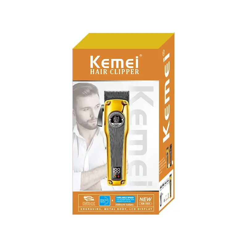 Kemei Multifunktions-Haarschneidemaschine mit LCD-Display KM-1855 Haarschneider Haarschneidemaschine für Männer – Detail 7