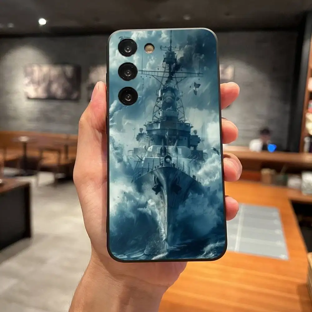 

Ship Phone Case For Samsung Galaxy S25 S22 S23 S24 Ultra S21 S20 5G Protective Soft Silicone TPU Funda