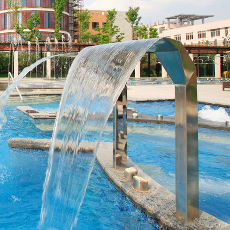 Stainless Steel Water Curtain Nozzle For Hydrotherapy Pool Massage Bath SPA Equipment 304 Stainless Steel Pat Shower