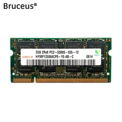 Hyx-memoria DDR2 para portátil, 2GB, 2Rx8, PC2-6400S, Laptoop RAM, 1GB, 4GB, DDR2, 800MHz, PC2, 6400S, chipset