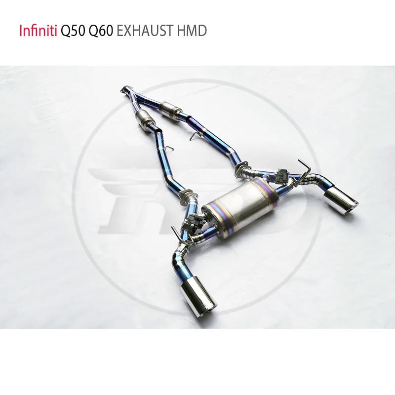 

HMD Titanium Alloy Exhaust System Manifold Downpipe for Infiniti Q50 Q60 Car Accessories Auto Replacement Parts