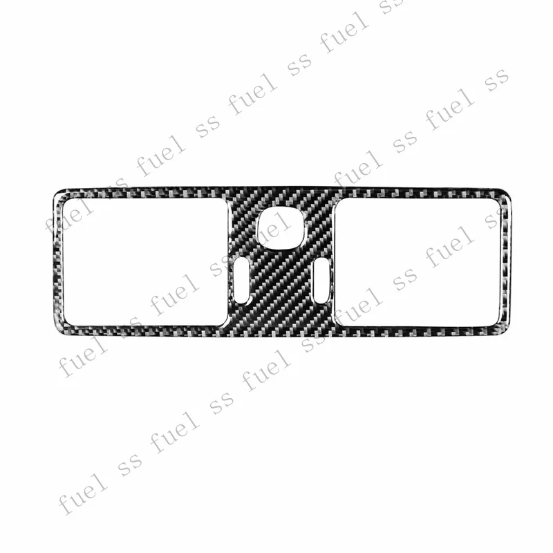 S+ Carbon Fiber Center Air Vent Outlet Cover Trim Sticker For Volvo XC90 03-2014
