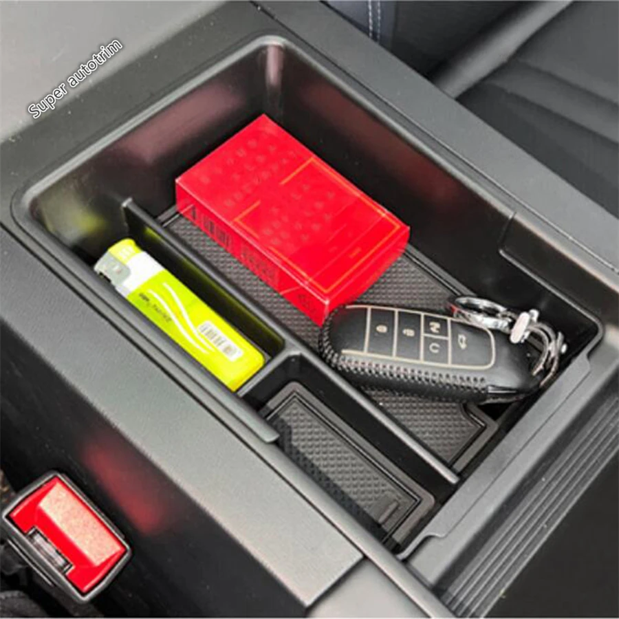 

Car Center Console Armrest Storage Box Trim Phone Holder Tray Interior Organizer Fit For Trumpchi GAC GS3 2024 2025 Accessories