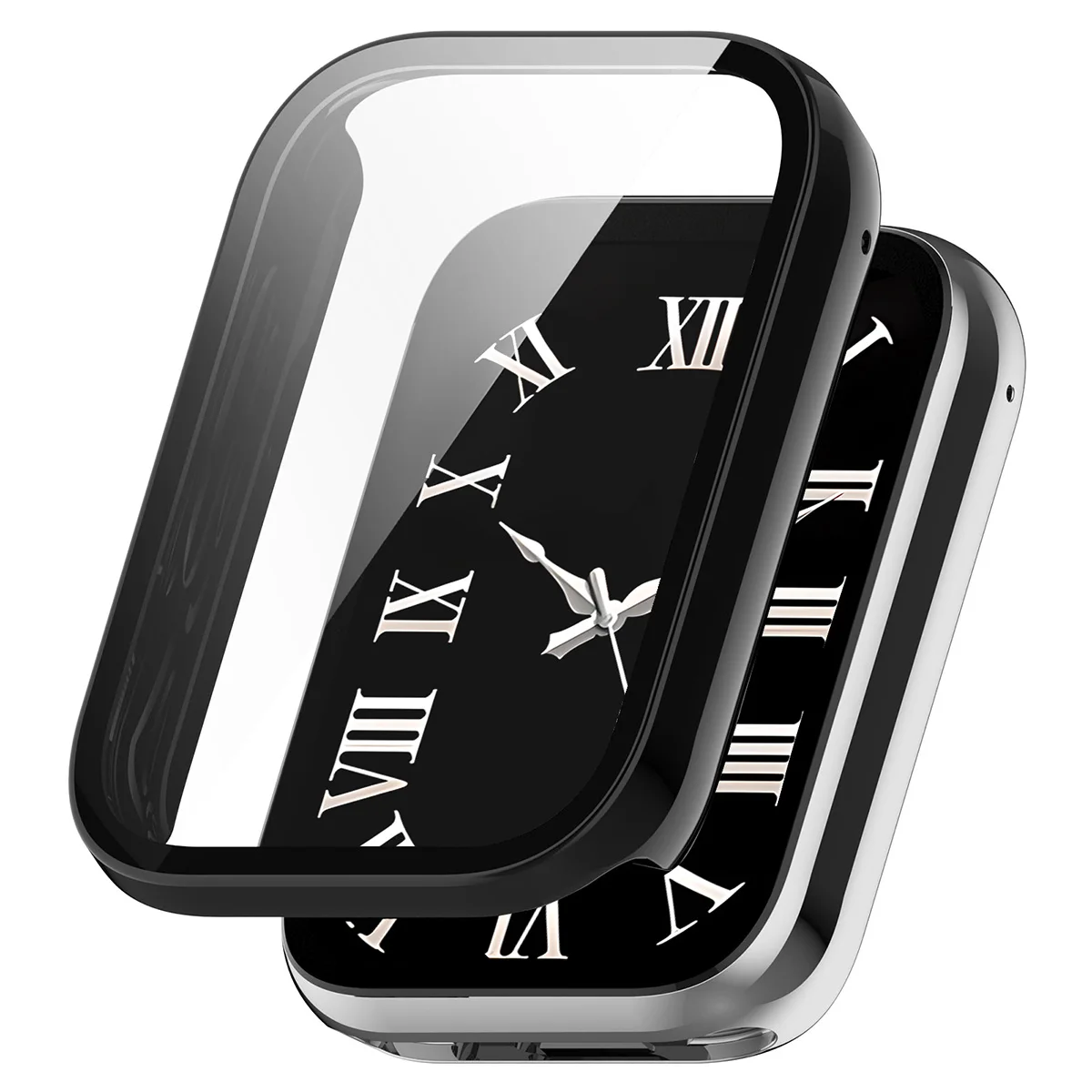 PC+Tempered Glass Case For Xiaomi Mi band 9 Pro SmartWatch Strap Bumper Cover Screen Protector For Xiaomi band 8 Pro Accessories