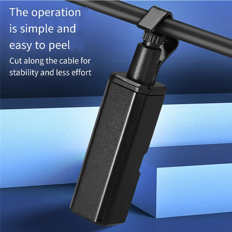 ETRT Round Cable Stripper Fiber Optic Tool, Optical Fiber Cable Jacket Slitter, Longitudinal