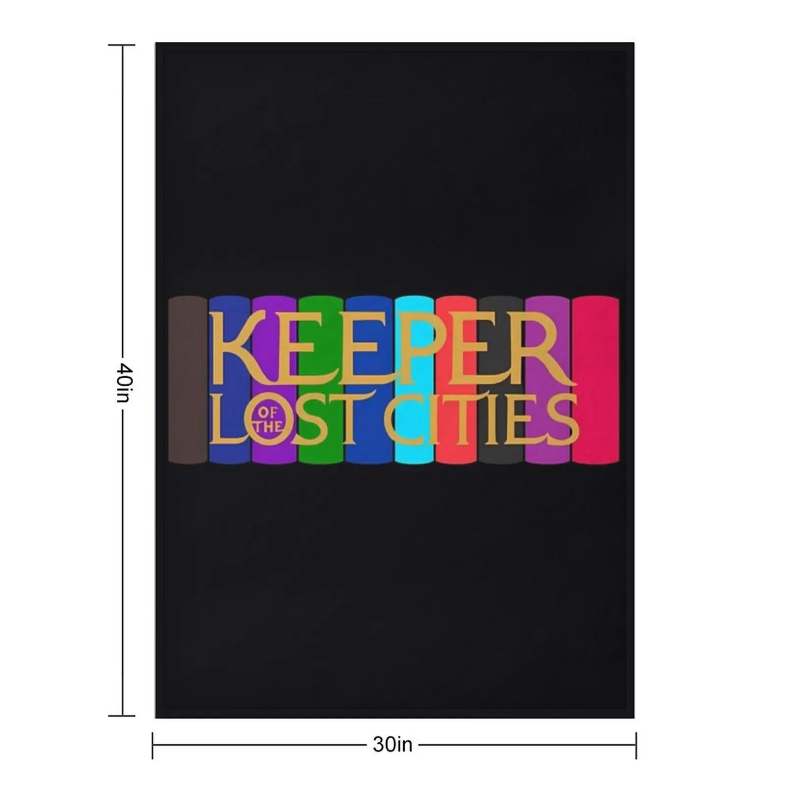 Keeper of the Lost Cities Bookstack Throw Blanket Cute Plaid Thin Fashion Sofas Decorative Beds Blankets