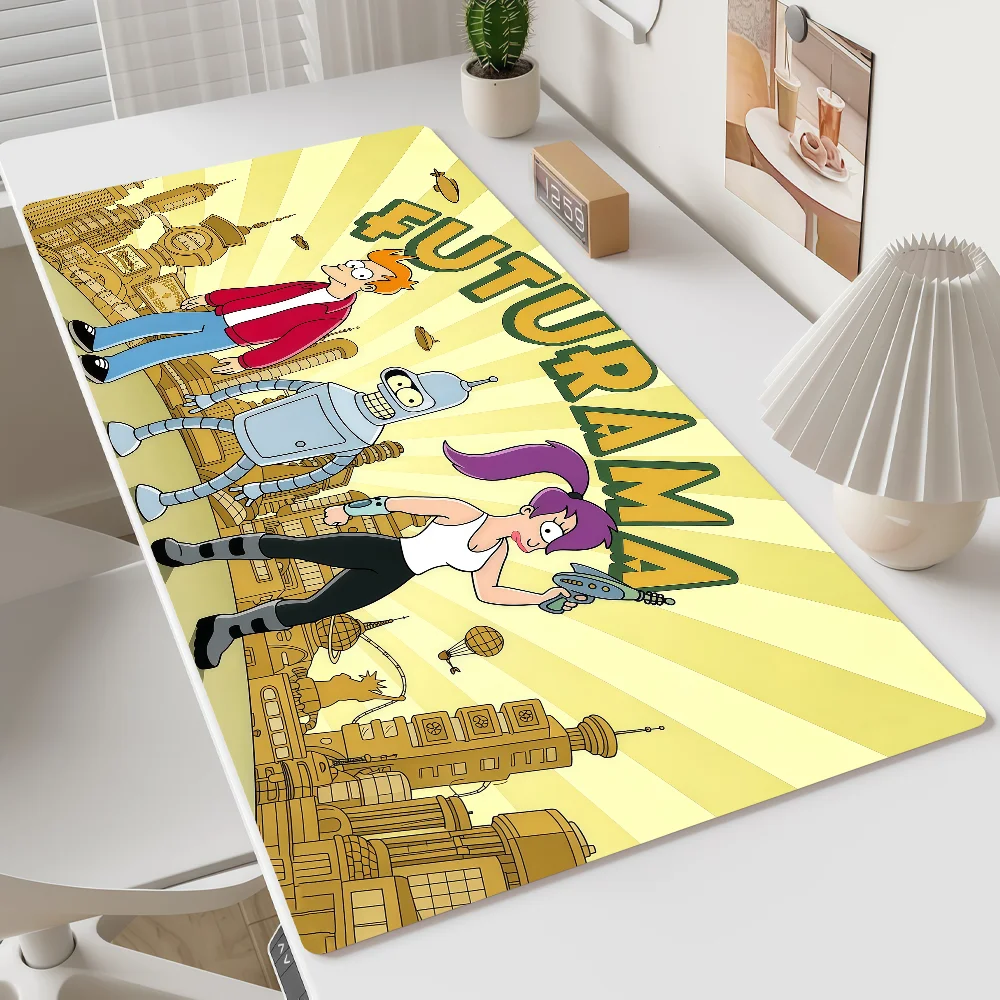 Mouse Pad MousePad Non-slip Lockedge Cartoon Office Student Gaming Thickened Funny Large F-Futurama Writing Pad Cushion