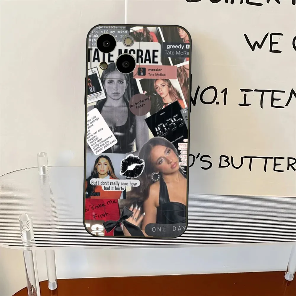 T-Tate Mcrae Its Ok Im OK Phone Case For iPhone 16,15,14,13,12,Pro,Max,11,7,8,Plus,XR,XS Max Shockproof Silicone Soft Shell #5