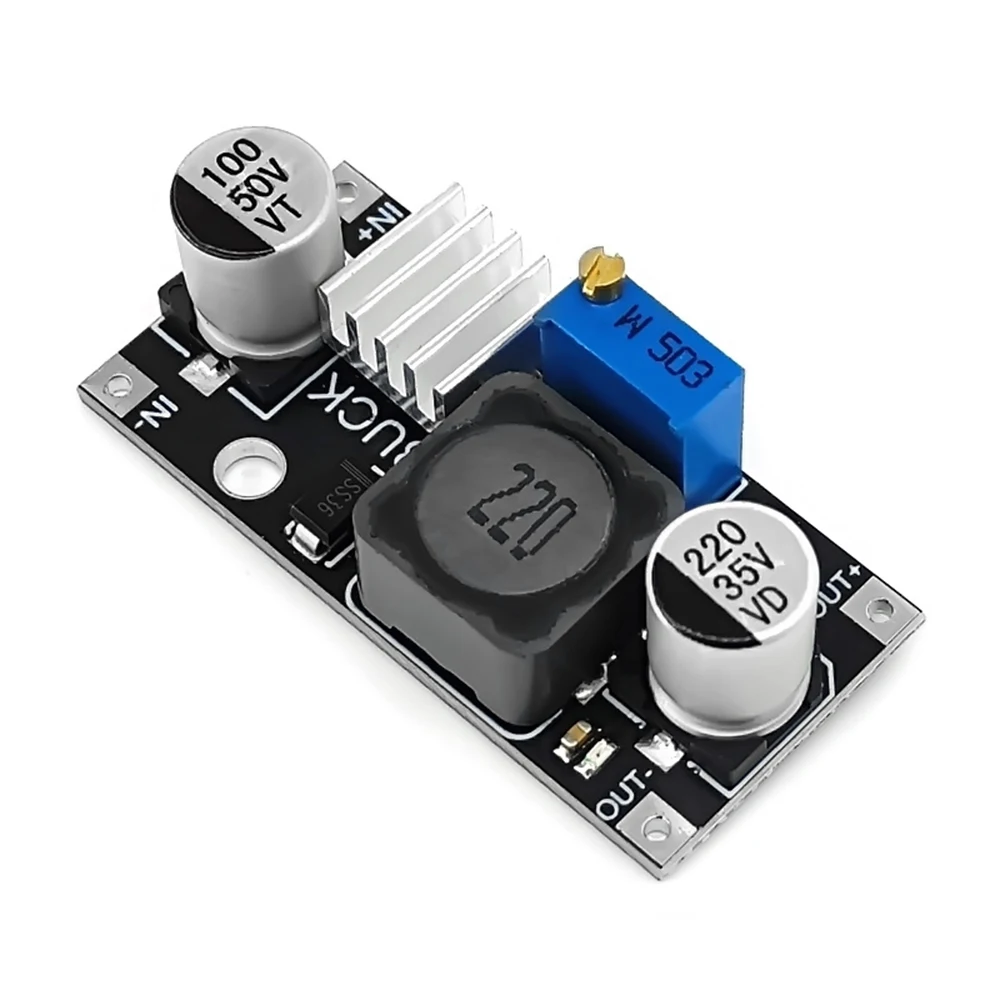 ตัวแปลงบั๊กแบบปรับได้ DC-DC DC6-40V เป็น3.3V 5V 9V 12V 24V 3A สเต็ปดาลงโมดูลแหล่งจ่ายไฟที่เสถียร