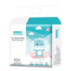 Disposable Baby Changing Pads 10pcs Infant Underpads Diaper Breathable Soft Bed Protector Pad Outdoor Car Travel Changing Pads