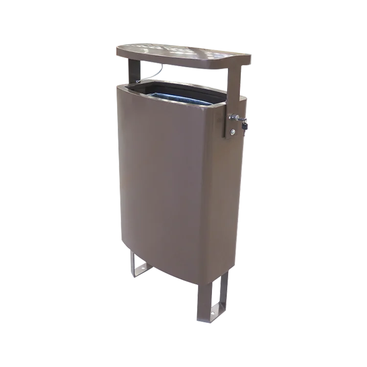 xx-Factory Custom  Metal Outdoor Waste Bin Outdoor Street Dustbin Steel Trash Bin Factory Garbage Bin Outdoor Trash Can*