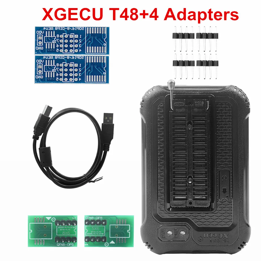 

2022V12.15 Original T48 [TL866-3G] TL866II Plus Replacement Programmer T48 NAND Flash AVR PIC Bios USB Programmer+30PCS Adapters