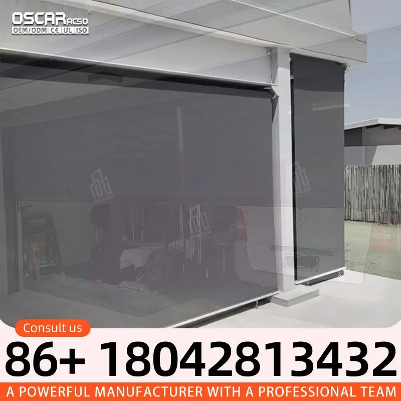 Wholesale Custom Manual Roller Blinds Shades Window Sun Shading Windproof for Home Office Patio Rolling shutter