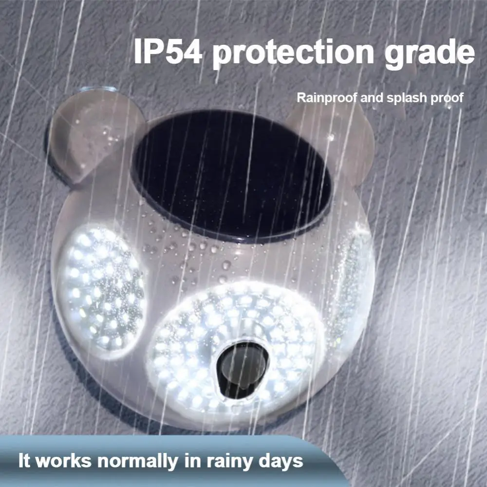 Pir محس حركة الجدار مصباح 1800mah 6000k الضوء الأبيض في الهواء الطلق مقاوم للماء دعم التثبيت المغناطيسي 124 Led مصباح حديقة