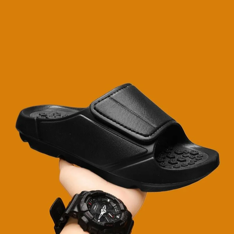 New Summer Men Massage Slippers Sides Indoor Outdoor Sandals Beach Casual Shoes Soft Sole Slides Men Flip-flops Men's Footwear