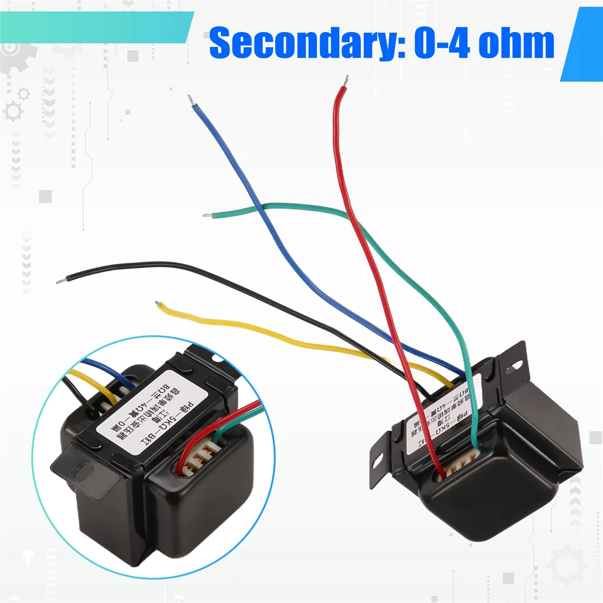 1PCS Tube Amplifier Single-Ended 5K Single-Ended Output Transformer for 6P1 6P14 6P6 0-4-8 Ohm DIY Vacuum Tube AmplifierABGI