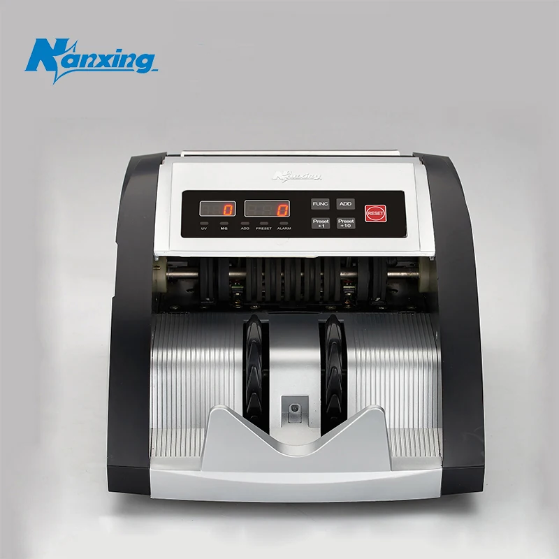 Mix Denomination Bill Counter Counterfeit Detection Cash Bank Note Money Counting Machine for Multi Currencies