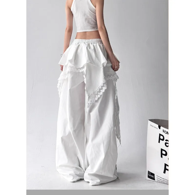 الأمريكية الرجعية الساخن فتاة العمل السراويل فضفاضة الشارع الرقص الهيب هوب الاتجاه Traf امرأة الملابس الكورية شعبية الملابس النسائية #5