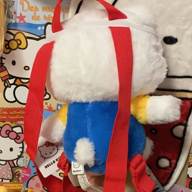 30Cm Authentic Product with Tag Sanrio Hello Kitty Modeling Plush Backpack Mobile Phone Cosmetics Storage Friend's Holiday Gifts