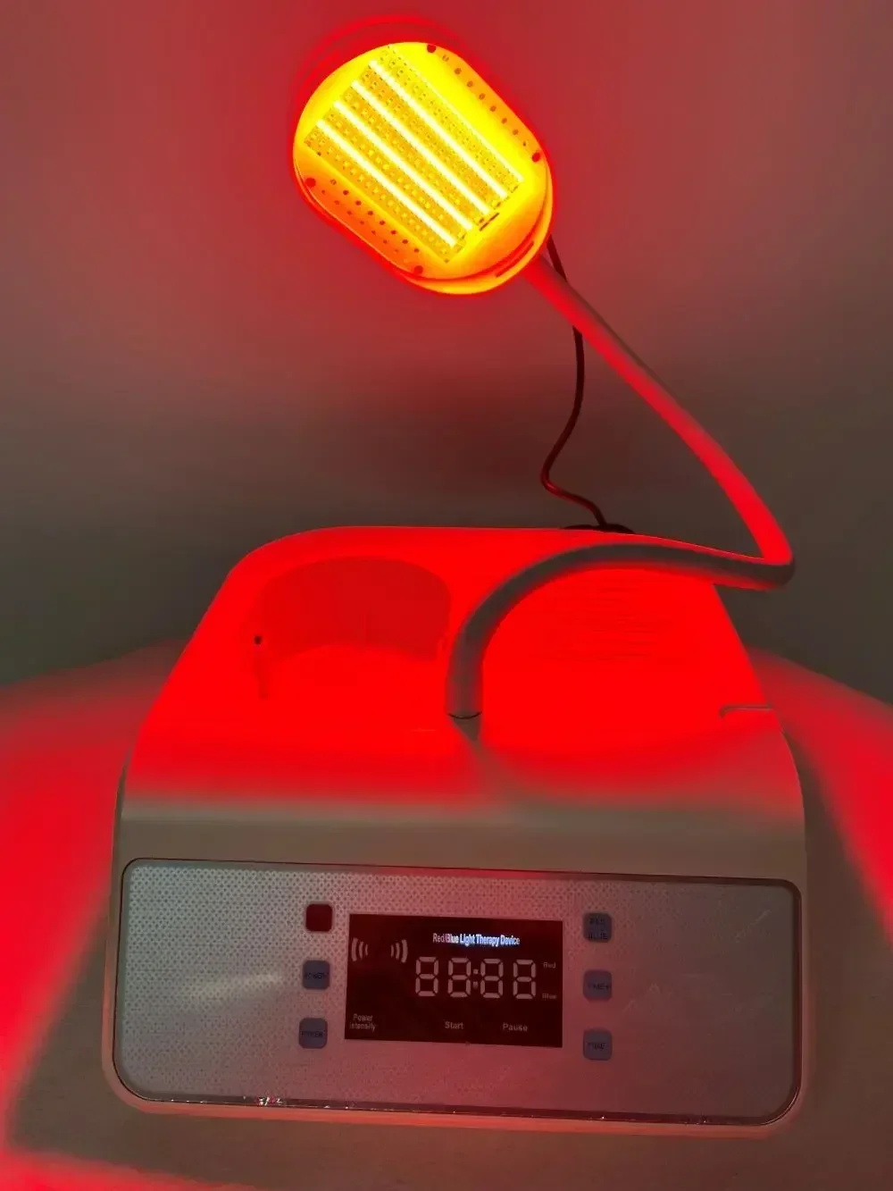 Red Blue Light Beauty Device Red Light 625nm & 460nm Blue Led Light Therapy Lamp for Body Pain Relief Skin Rejuvenation Repair