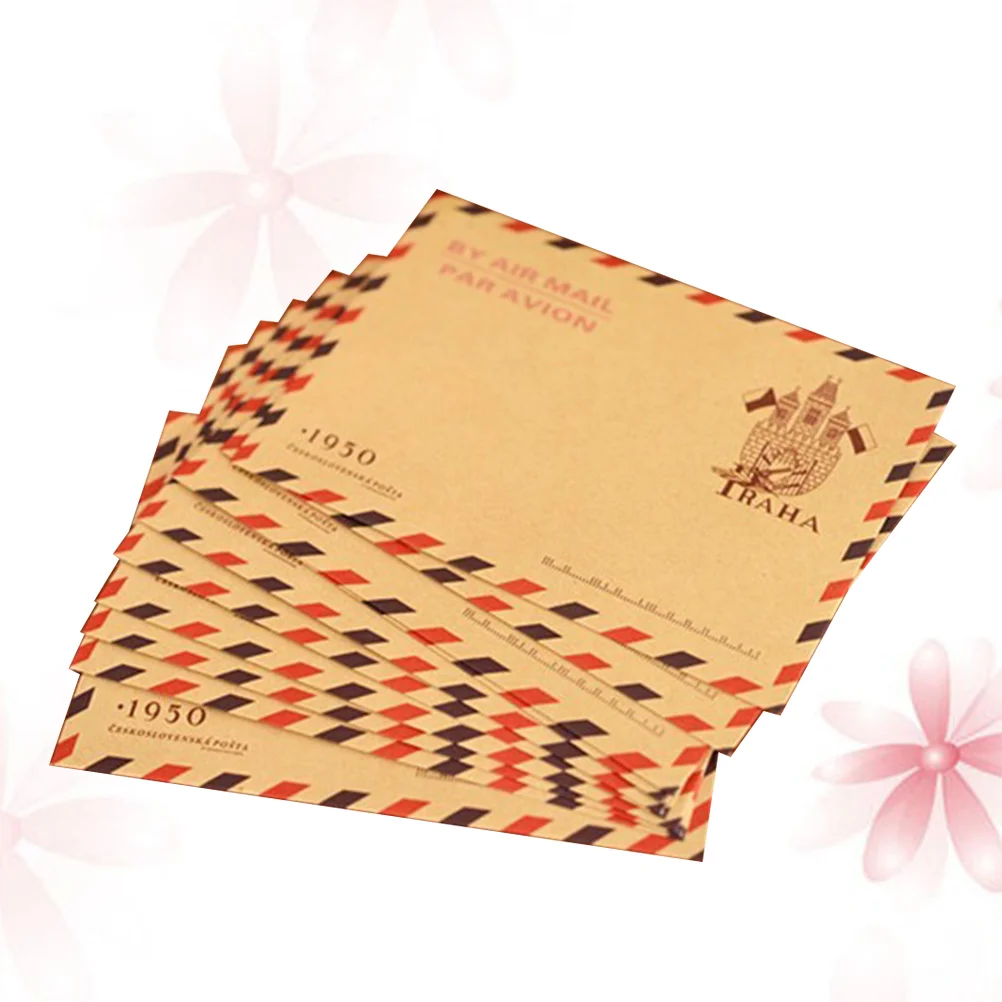10 Pcs Practical Envelope Kraft Paper Mini Envelopes Classical Retro Storage Small