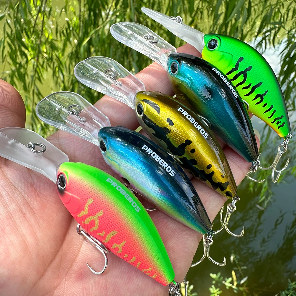 PROBEROS Rasselnder Crankbait 10cm-16g Schwimmender Angelköder Lauter Harter Köder Künstlicher Wobbler Weitwurf-Bass-Swimbait – Detail 7