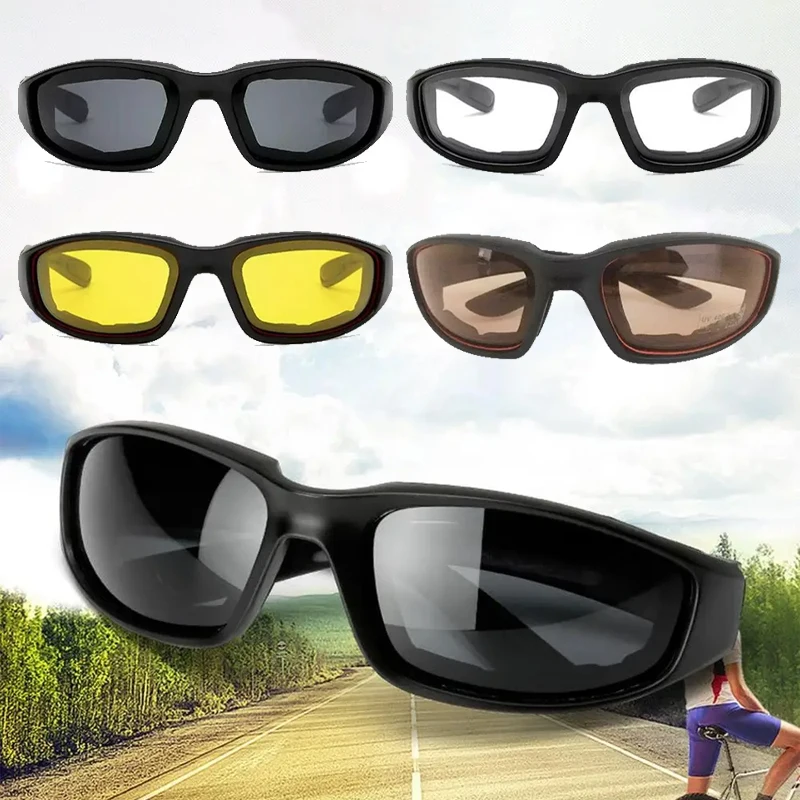 Windproof Motorcycle Goggles UV Protection Men Motor Glasses Riding Eye Protection Windproof Moto Goggles Accessories