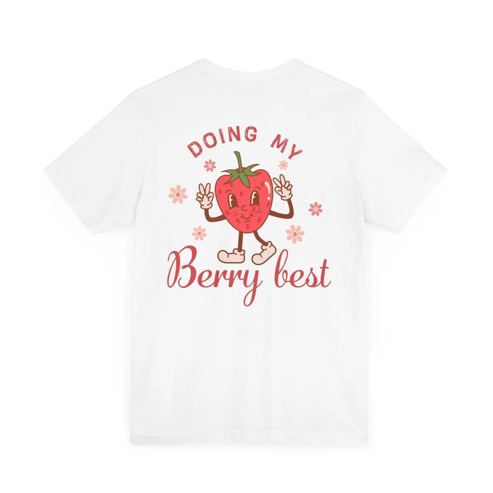 

Bella + Canvas 3001, Mental Health T-Shirt, Cute Shirt, Doing My Berry Best