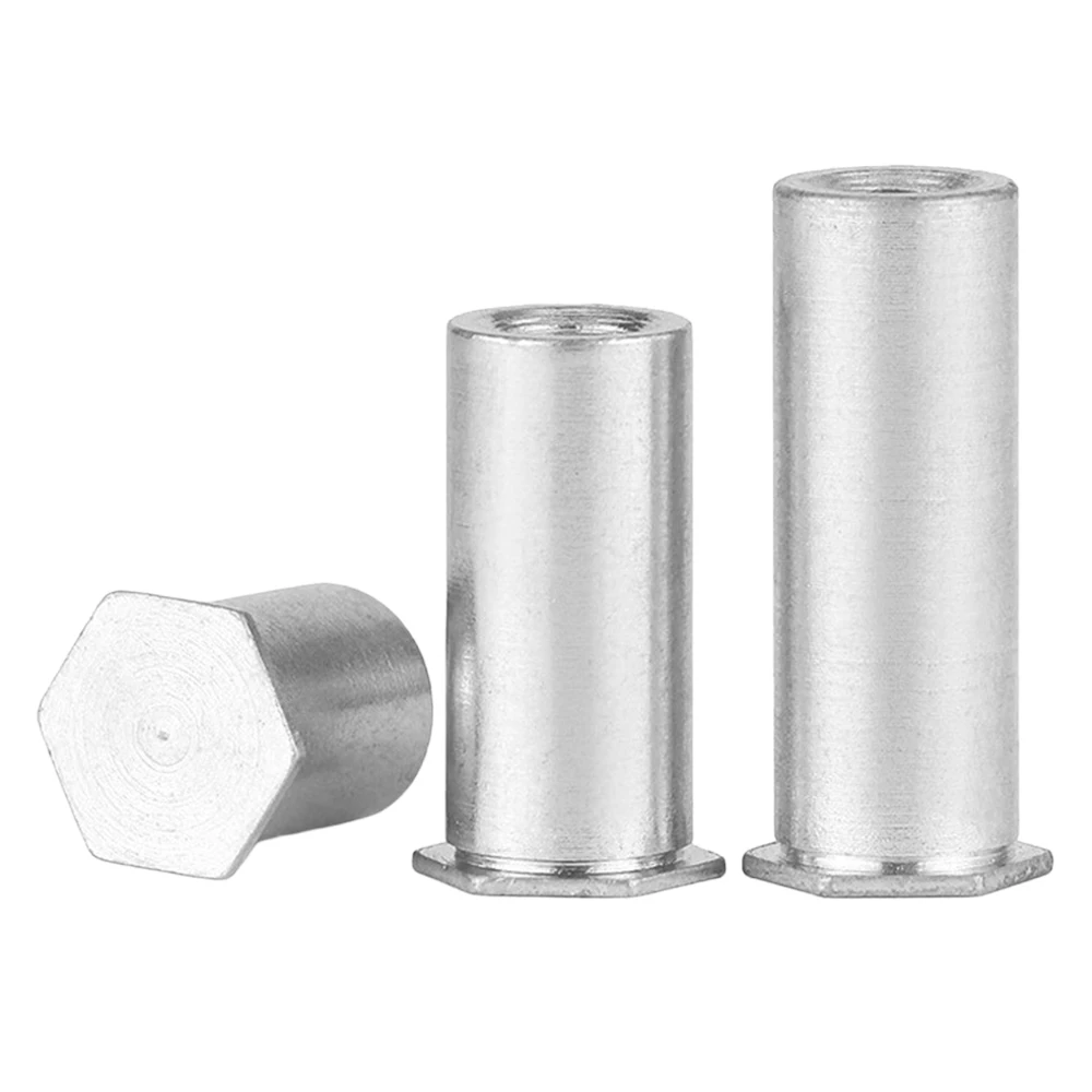 Hexagon Head Blind Hole Standoff Rivet Stud Nut 304 Stainless Steel M2 M3 3.5M3 M4 3.5M4 M5 BSOS for Hardware Accessories