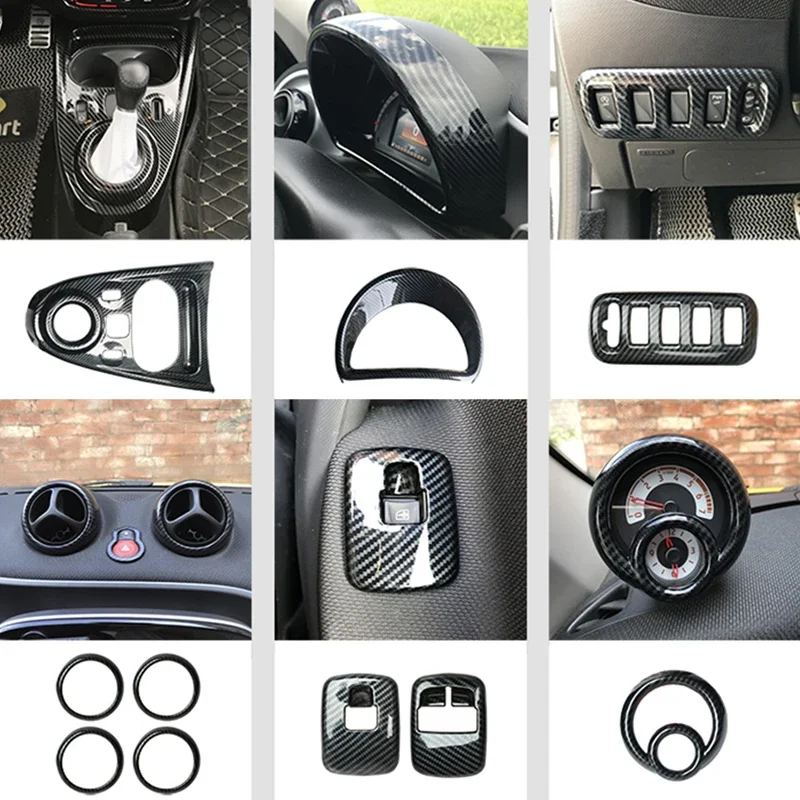 ¿Qué es el conjunto de molduras de fibra de carbono W453 y por qué es la mejor opción para tu Smart Fortwo o ForFour?
