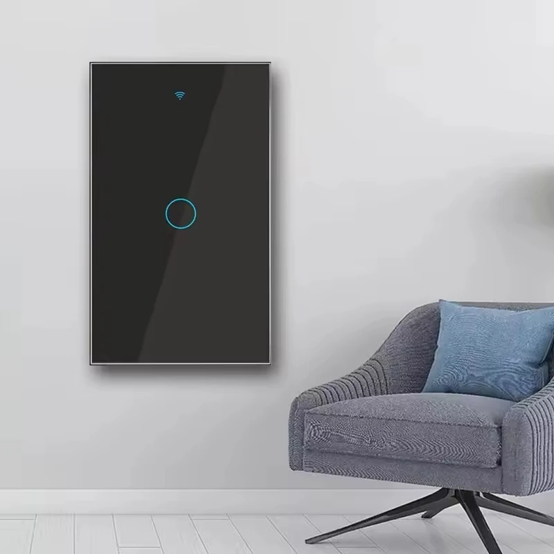 Tuya الولايات المتحدة الاتحاد الأفريقي 1 2 3 4 عصابة الحديثة واي فاي الجدار ضوء آمن زجاج اللمس التبديل جوجل المنزل اليكسا التحكم الصوتي لايف Smartlife دعم #2