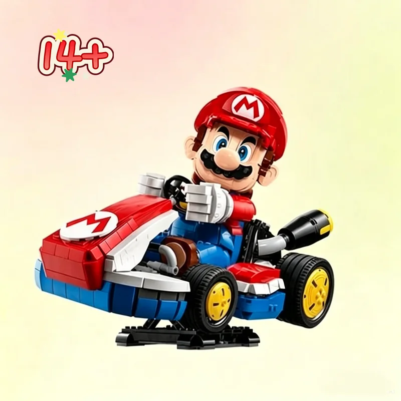 

In Stock 1972pcs Classic Game Racing Car Standard Kart Model 72037 Building Blocks Assembly Toys Home Decor For Birthday Gifts