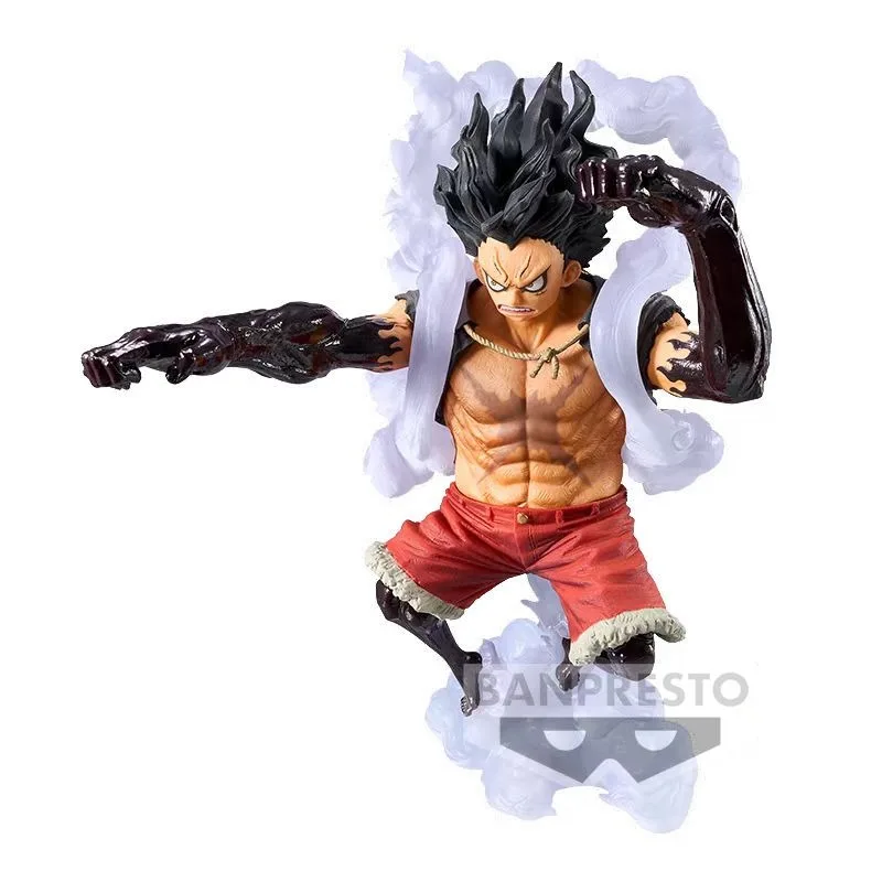 Une pièce périphérique Bandai Banpresto Original véritable KOA singe D Luffy quatre niveaux serpent humain rebondissant figurines d'action humaine