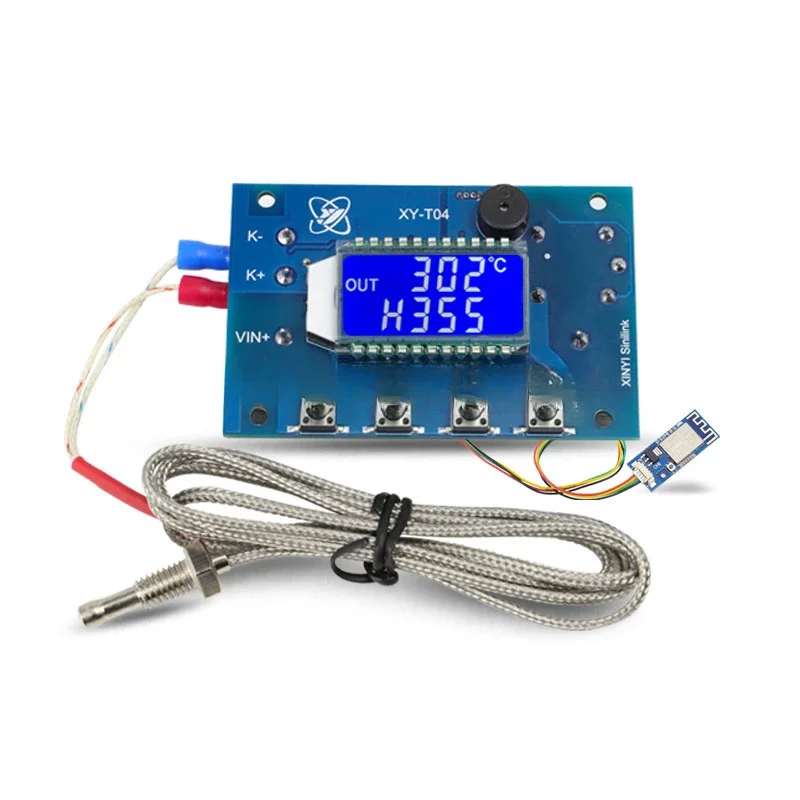 

WIFI remote high-temperature digital thermostat K thermocouple high-temperature controller -99~999 degrees for XY-T04