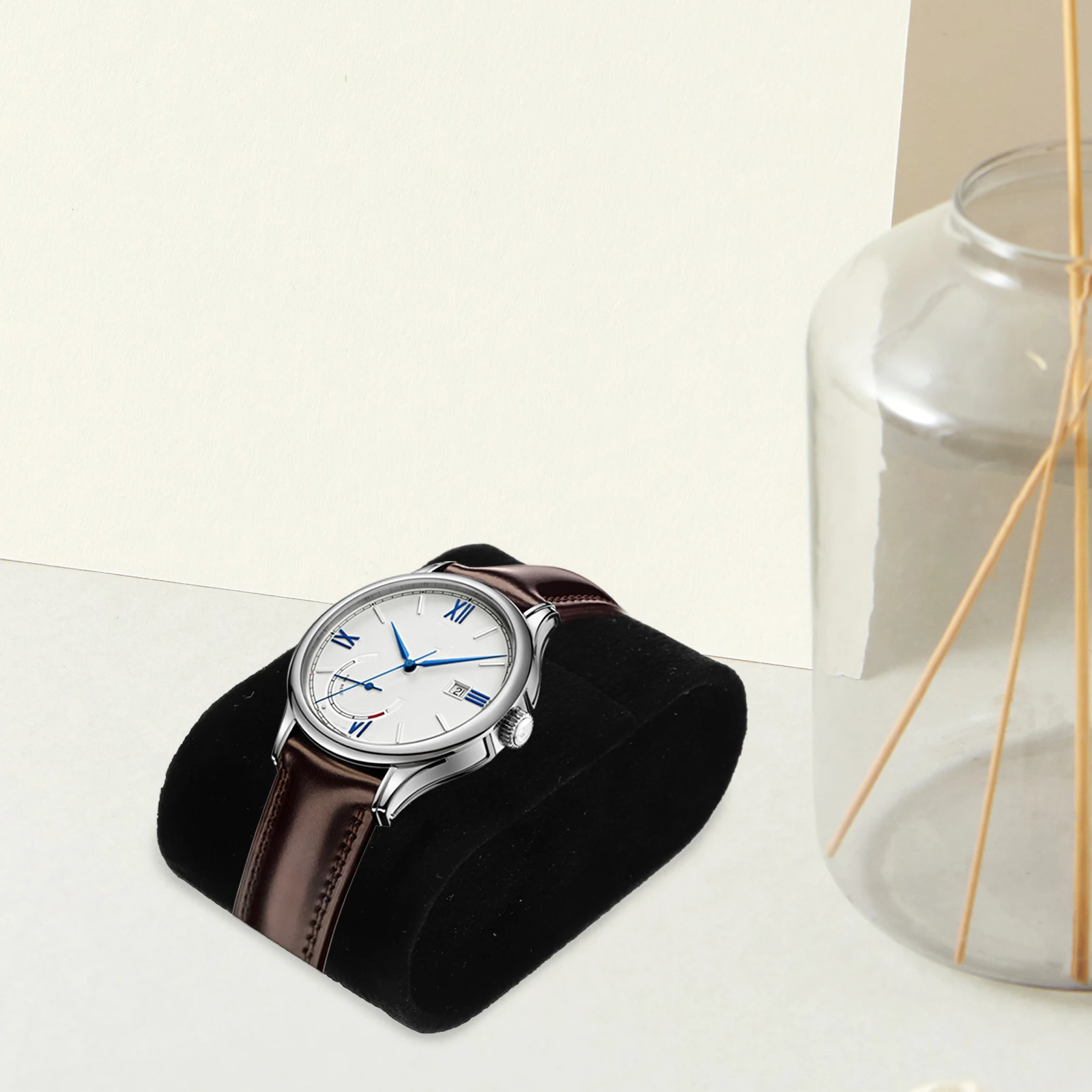 

6 Pcs Pillow Jewelry Pillows Bracelet Cushions Black Display Bangle Watch Pillow Jewelry Pillows Holder Storage