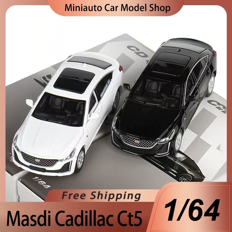 New In Stock Masdi 1:64 Cadillac Ct5 Alloy Miniature Diecast Model