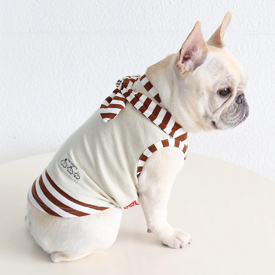 

Mutihome French Dog Little Hedgehog Bowtie Vest Fat Dog Clothes Yingdou Bago Corgi Bulldog Clothes Pet Suppliers Dog Clothes